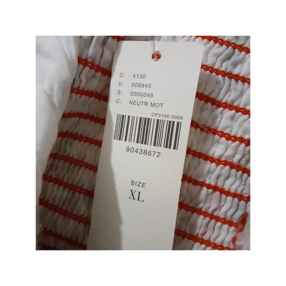 NWT By Anthropologie Sleeveless Smocked Waist Ruffled Midi Dress Size XL - Picture 12 of 15